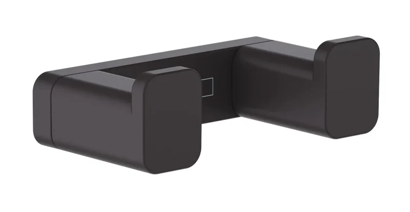 Hansgrohe AddStoris - dubultais āķis, matēti melns 41755670