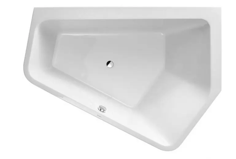 Duravit Paiova 5 - asimetriska vanna, 190x140 cm, labā puse, balta 700393000000000