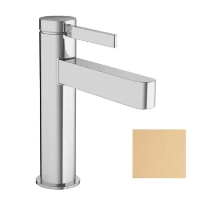 Hansgrohe Finoris - izlietnes maisītājs ar Push-Open noteces komplektu, CoolStart, EcoSmart, birstēta bronza 76024140