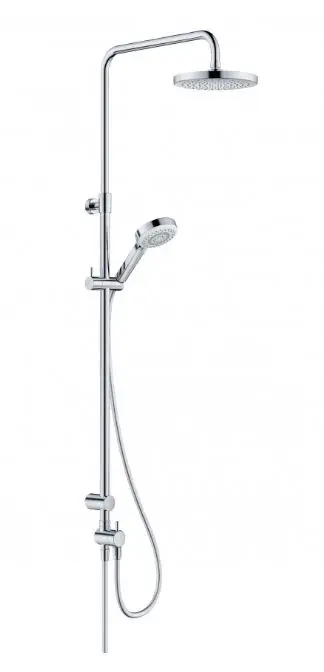 Kludi Dive - dušas komplekts bez maisītāja, diametrs 20 cm, 3 strūklas veidi, hroms 6808005-00