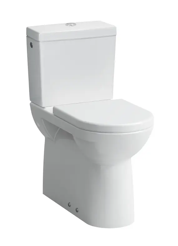 Laufen Pro - WC kombinētais pods, aizmugures/apakšējais izvads, balts matēts H8249557570001