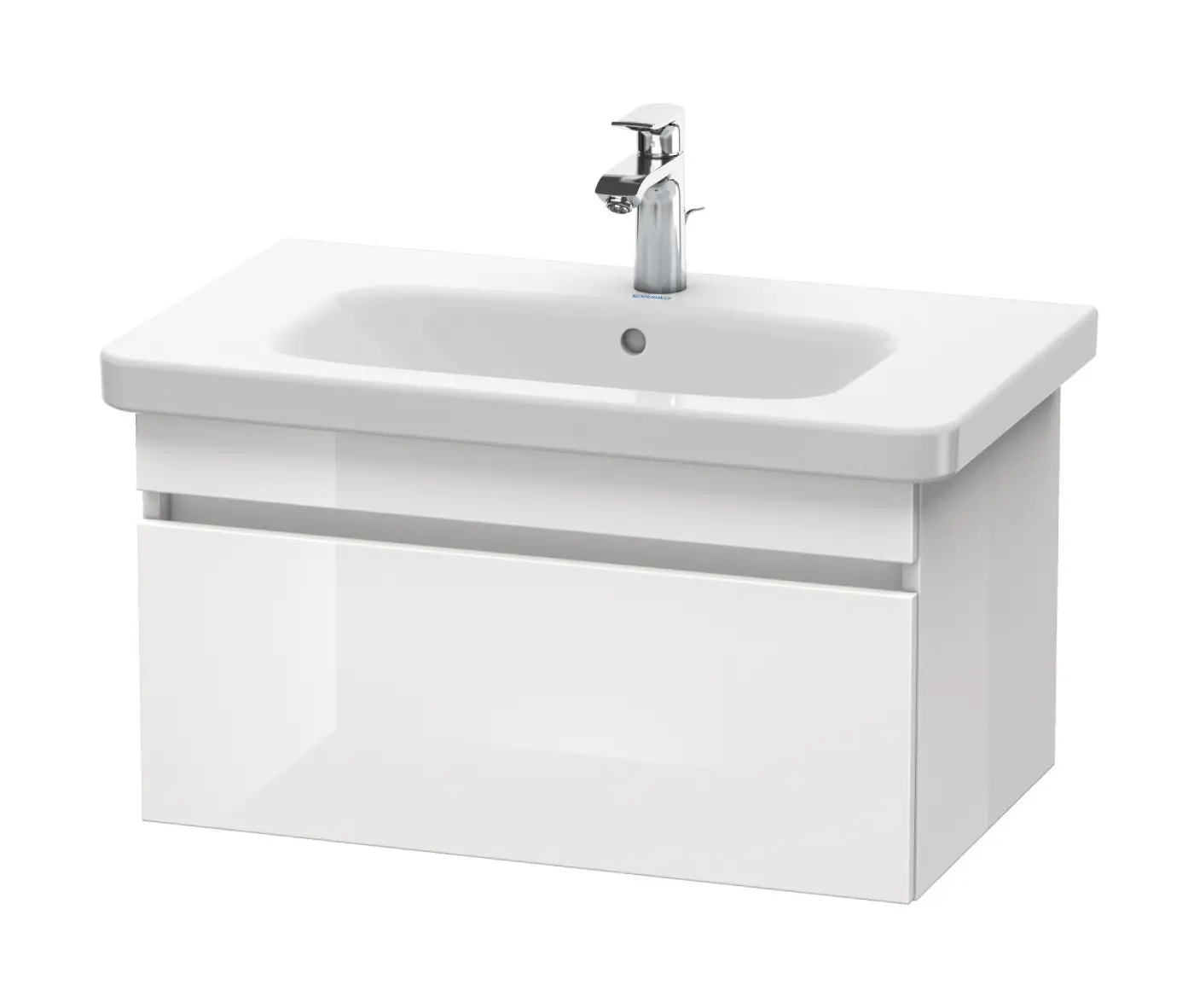 Duravit DuraStyle - izlietnes skapītis 40x73x45 cm, ar 1 atvilktni, balts spīdīgs DS638102222