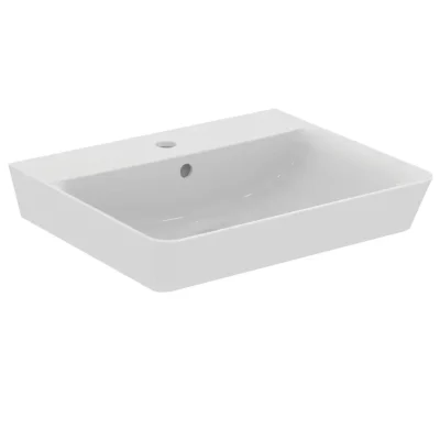 Ideal Standard Connect Air - izlietne Cube 55x46x16 cm, ar 1 caurumu jaucējkrānam, balta E029901