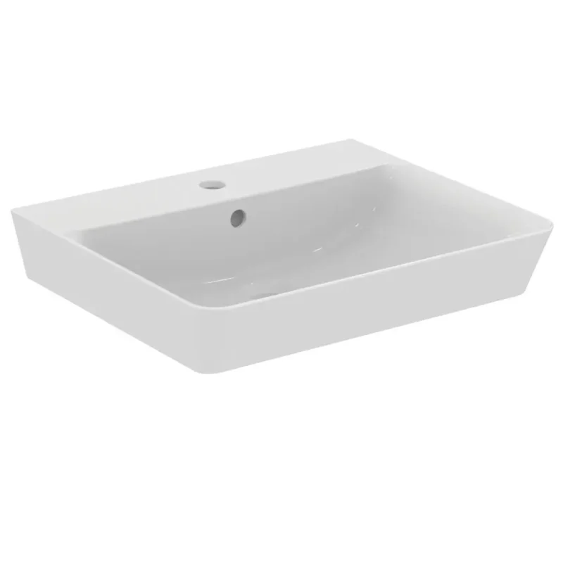 Ideal Standard Connect Air - izlietne Cube 55x46x16 cm, ar 1 caurumu jaucējkrānam, balta E029901