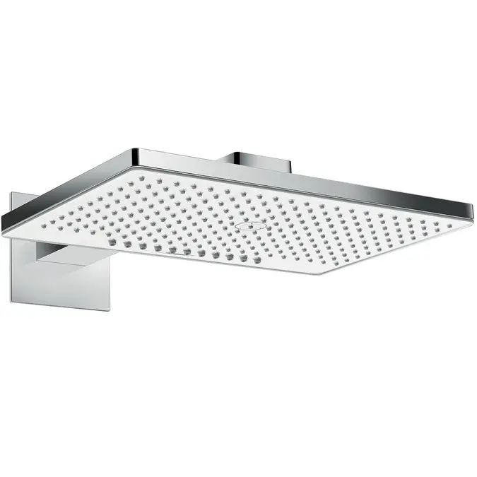 Hansgrohe Rainmaker Select - galvas duša 460, izvirzījums 46 cm, 2 strūklas, balta / hromēta 24005400