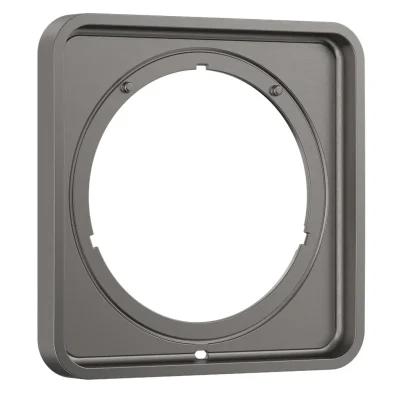Axor ShowerSelect ID - pagarinājums 17x17 cm, hroms melns birstēts 13640340