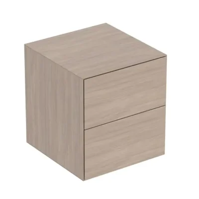 Geberit ONE - sānu skapis, 45x49x47 cm, 2 atvilktnes, ozols 505.077.00.5