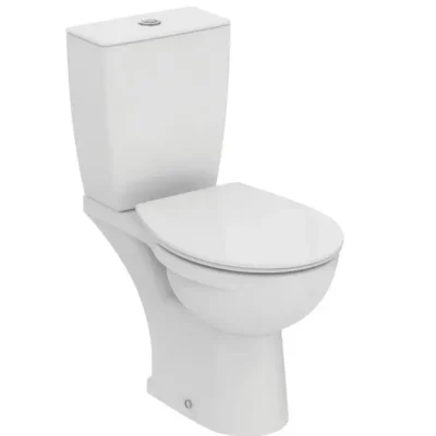 Ideal Standard Eurovit - WC kombi ar sēdekli, aizmugures izvads, balts W328801