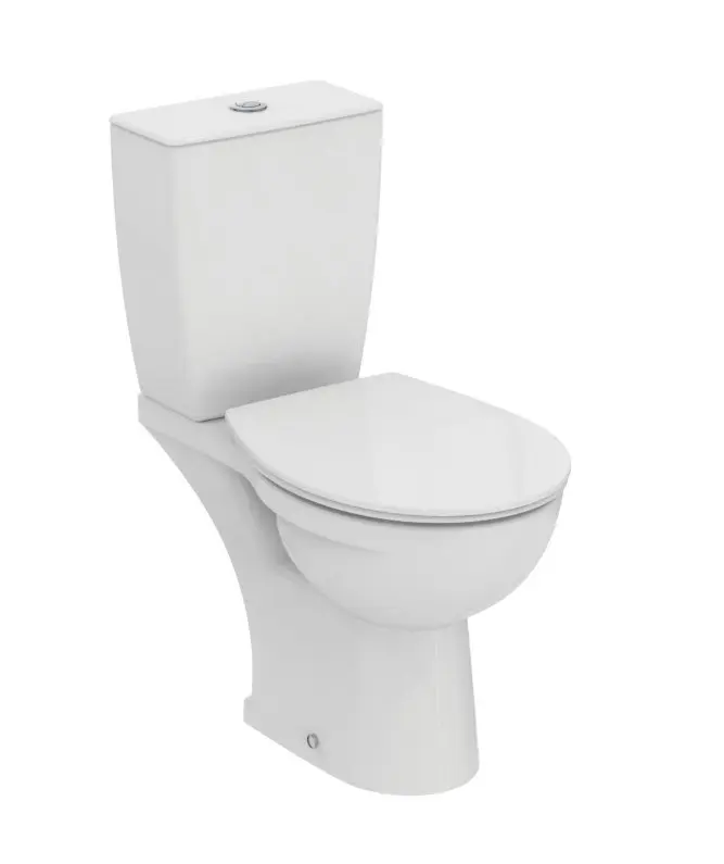 Ideal Standard Eurovit - WC kombi ar sēdekli, aizmugures izvads, balts W328801