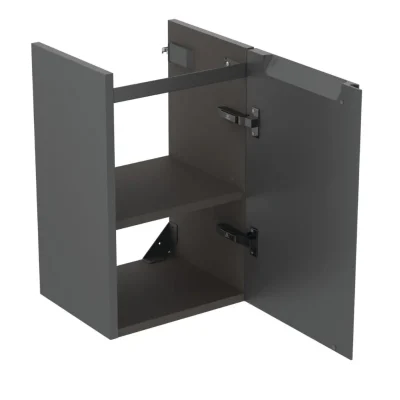 Ideal Standard Finesse - izlietnes apakškabinets, 35x31x55 cm, 1 durvis, eņģes labajā pusē, matēti antracīta E3403Y2