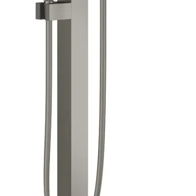 Grohe Eurocube - vannas maisītājs grīdas montāžai, ar piederumiem, matēts Hard Graphite 23672AL1