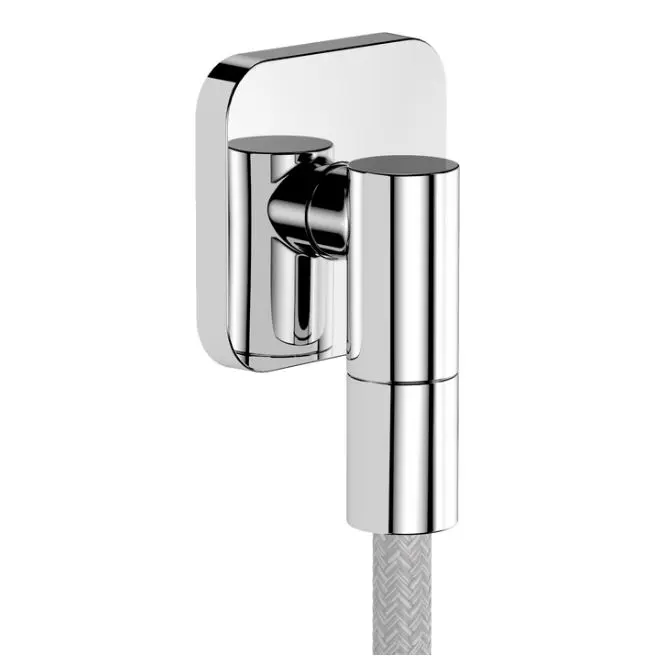 Hansgrohe FixFit Fine Q - sienas pieslēguma līkums, hroms 28884000