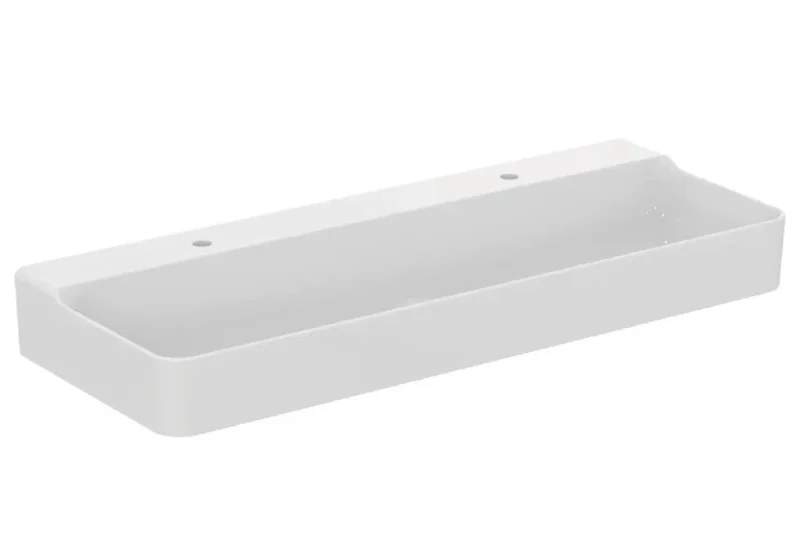 Ideal Standard Conca Ceram - izlietne 120x45 cm, bez pārplūdes, krāna caurumi, balta T380801