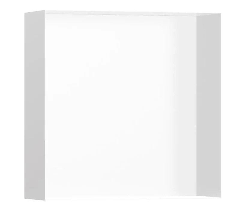 Hansgrohe XtraStoris Minimalistic - sienas niša, 30x30x10 cm, balts matēts 56073700