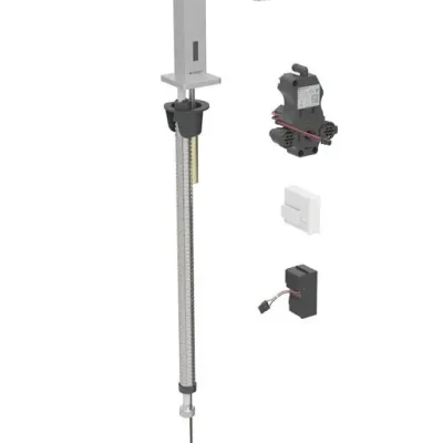 Geberit Brenta - Elektronisks izlietnes vārsts, tīkla barošana, easy to clean, matēts nerūsējošais tērauds 116.191.SN.1