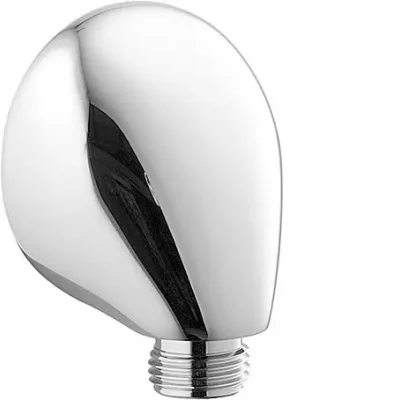 Hansa pieslēguma līkumi - sienas pieslēguma līkums, hroms 04420100