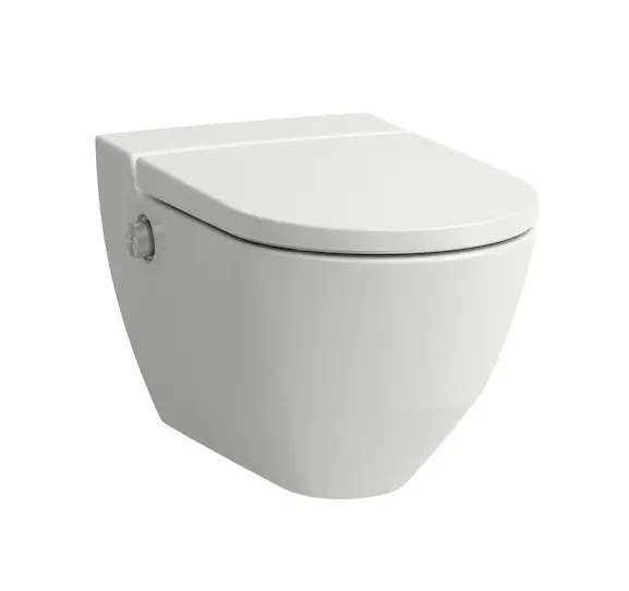 Laufen Cleanet Navia - dušas WC, Rimless, SoftClose, balts matēts H8206017570001