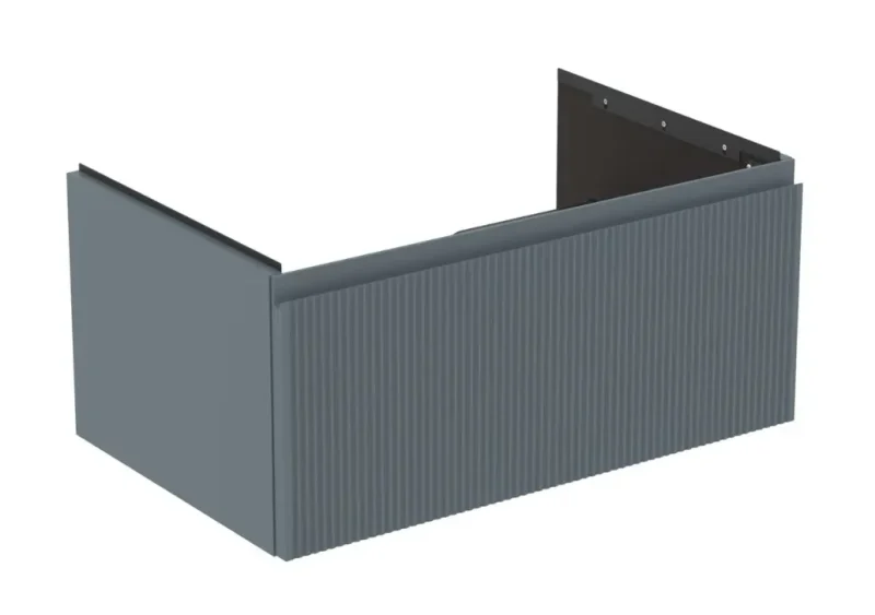 Ideal Standard Finesse - izlietnes skapītis, 80x51x37 cm, 1 atvilktne, Ribbed matēts Ashblue E3392UQ