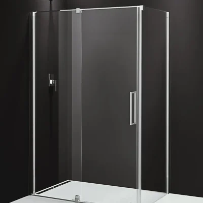 Polysan Rolls Line - trīsdaļīga dušas kabīne, 150x80 cm, L/R variants, pulēts alumīnijs/caurspīdīgs stikls RL1515RL3215