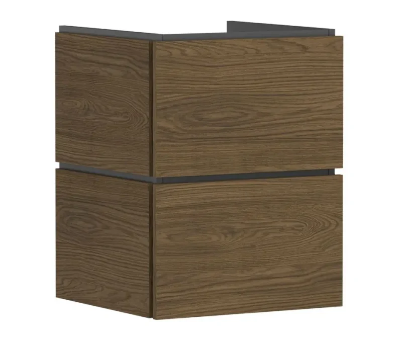 Hansgrohe Xilesa E - izlietnes apakšskapis, 62x48x47 cm, 2 atvilktnes, ozols Kaschmir 54250550