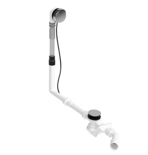 Duravit aksesuāri - noteces un pārplūdes komplekts, Bowden kabelis, hromēts 792206000001000