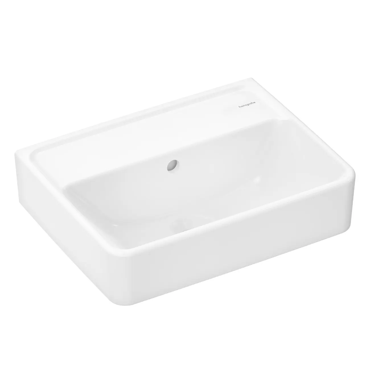 Hansgrohe Xanuia Q - rokas izlietne 45x34 cm, ar pārplūdi, bez krāna cauruma, balta 60229450
