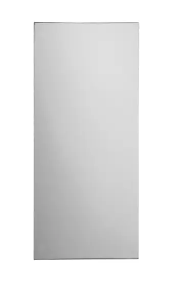 Sanela nerūsējošā tērauda spogulis - nerūsējošā tērauda spogulis 90x40 cm, antivandālis SLZN 55F