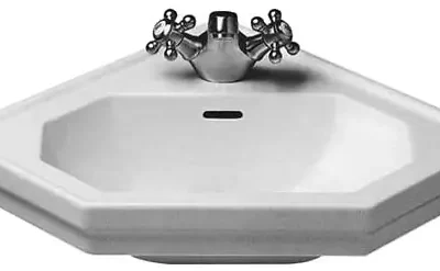 Duravit 1930 - stūra izlietne, ar pārplūdi, 60x45 cm, balta, rokas izlietne, bez WonderGliss 0793420000