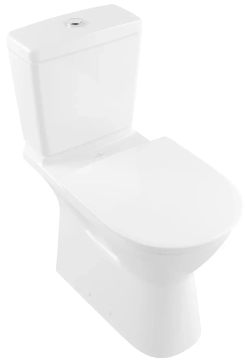 Villeroy & Boch ViCare - stāvošs dziļās skalošanas WC kombinācijai, bezbarjeru, Vario izvads, DirectFlush, CeramicPlus, Alpu balts 4620R0R1