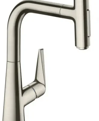 Hansgrohe Talis Select M51 - virtuves izlietnes maisītājs M5117-H220 ar izvelkamu trauku dušu, sBOX, nerūsējošais tērauds 73868800