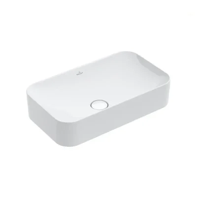 Villeroy & Boch Finion - uzliekamā izlietne bez pārplūdes, 60x35 cm, CeramicPlus, Alpu balts 414361R1