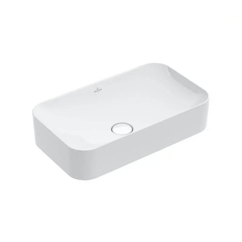 Villeroy & Boch Finion - uzliekamā izlietne bez pārplūdes, 60x35 cm, CeramicPlus, Alpu balts 414361R1