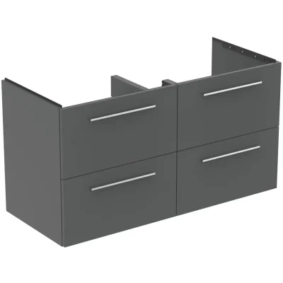 Ideal Standard i.Life B - izlietnes apakškabinets 120x63x51 cm, 4 izvilkumi, kvarca pelēks matēts T5278NG