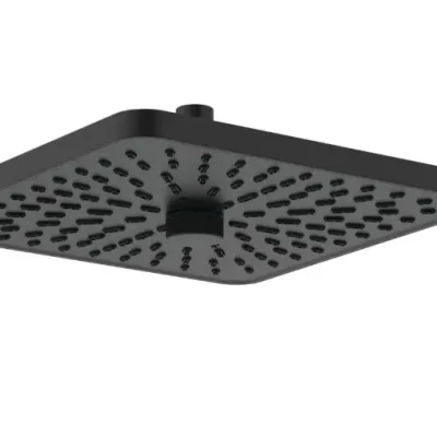 Ideal Standard Idealrain ALU+ - galvas duša, 26x26 cm, 2 strūklas, zīdaini melns BE223XG