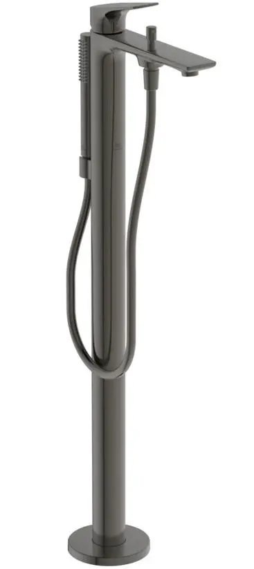 Ideal Standard La Dolce Vita - vannas maisītājs, montāža uz grīdas, Magnetic Grey BD673A5