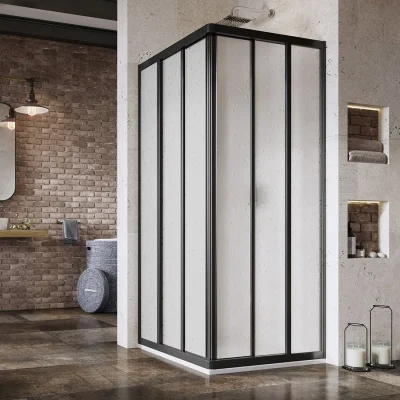 Ravak Supernova - dušas durvis ASRV3-90, 87-89 cm, melns/Pearl 15V703R211