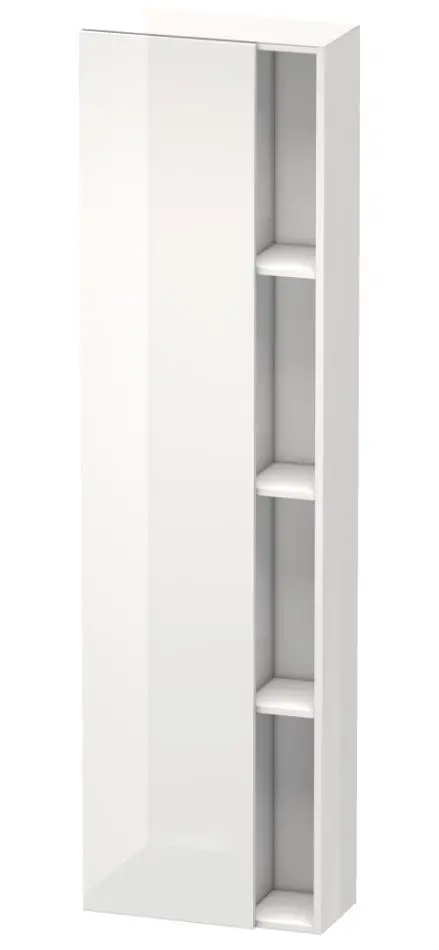 Duravit DuraStyle - augstais skapītis 180x50x24 cm, kreisais, balts spīdīgs DS1248L2222