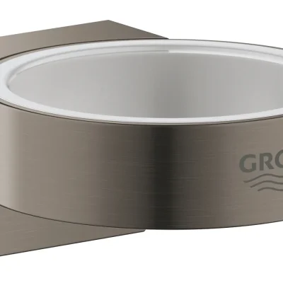 Grohe Selection - turētājs paredzēts krūzei / ziepju dozatoram, Hard Graphite birstēts 41027AL0