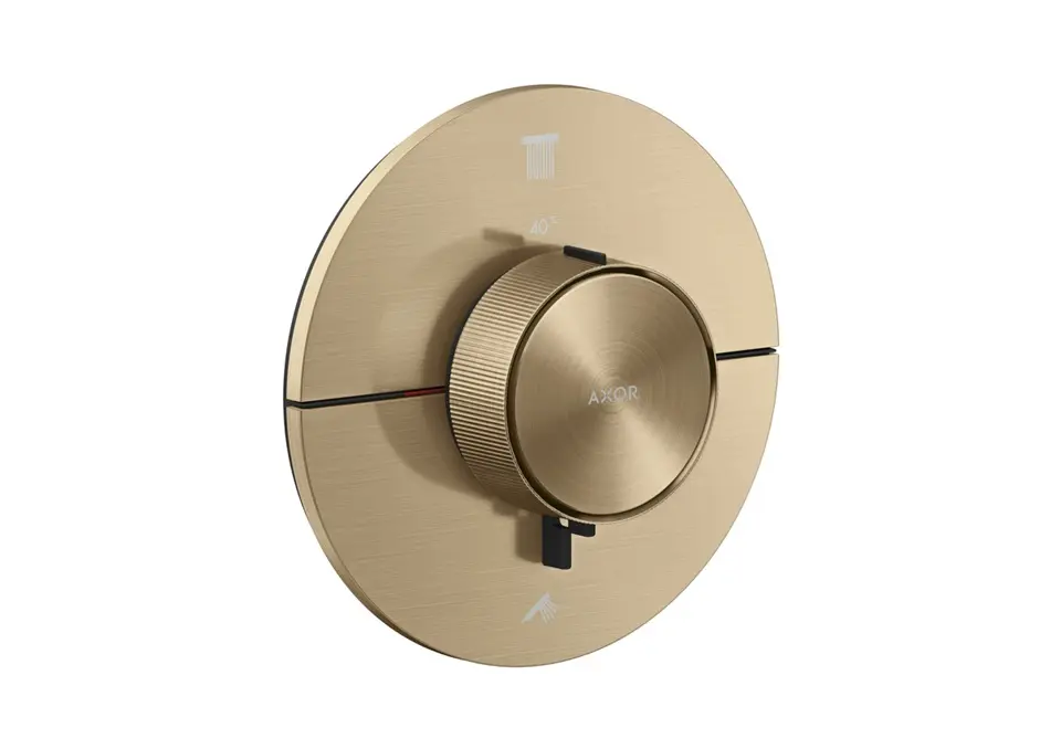 Axor ShowerSelect ID - zemapmetuma termostata maisītājs, 2 patērētājiem, birstēta bronza 36750140