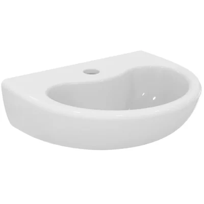 Ideal Standard Contour 21 - rokas izlietne 40x33 cm, 1 caurums, bez pārplūdes, balta S263901