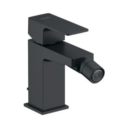 Duravit Manhattan - bideta maisītājs ar noteces komplektu, matēti melns MH2400001046