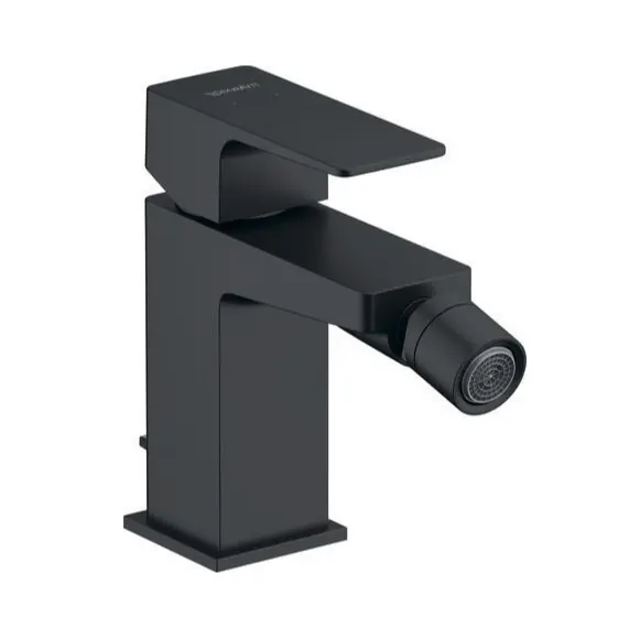 Duravit Manhattan - bideta maisītājs ar noteces komplektu, matēti melns MH2400001046