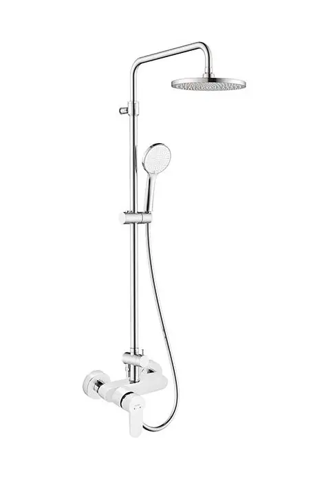 Novaservis Ferro Nostris - dušas komplekts ar maisītāju, diametrs 23 cm, 3 strūklas veidi, hroms NP99-BNS7U