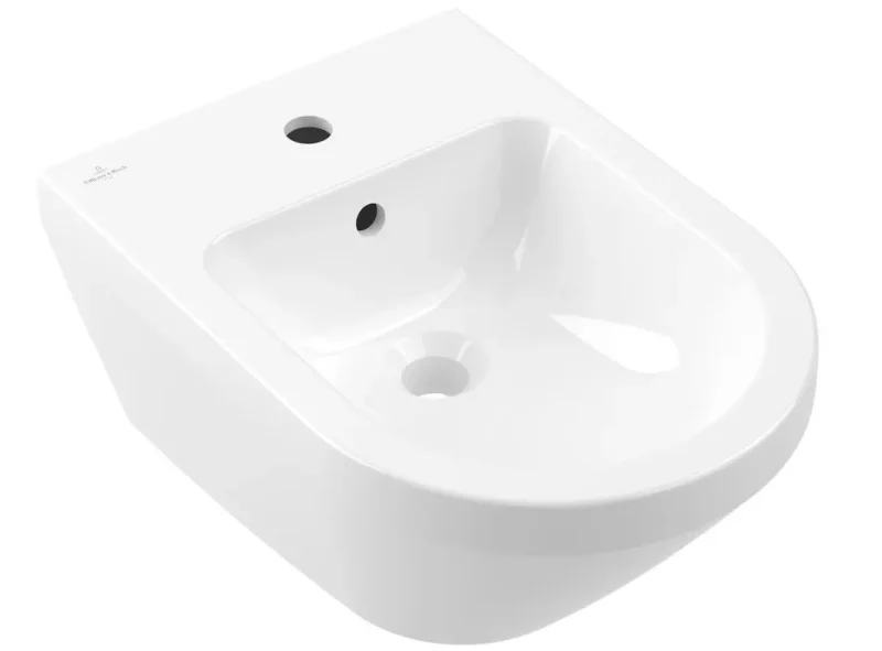 Villeroy & Boch Architectura - sienas bidē, jaucējcaurums, Alpu balts 74870001
