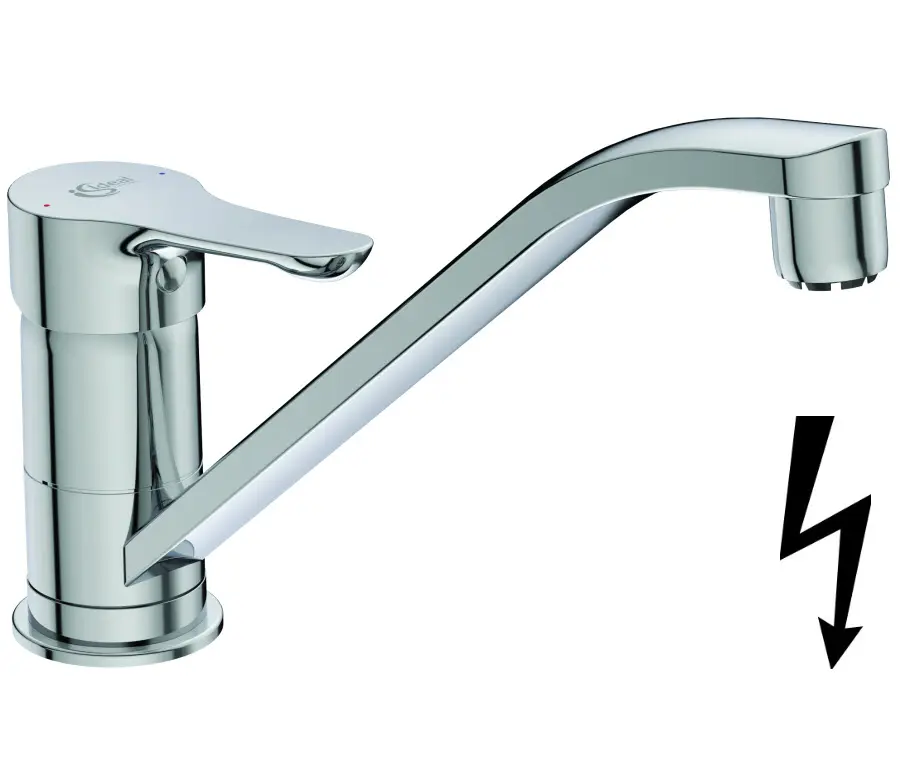 Ideal Standard Alpha - virtuves izlietnes maisītājs, hroms BC663AA