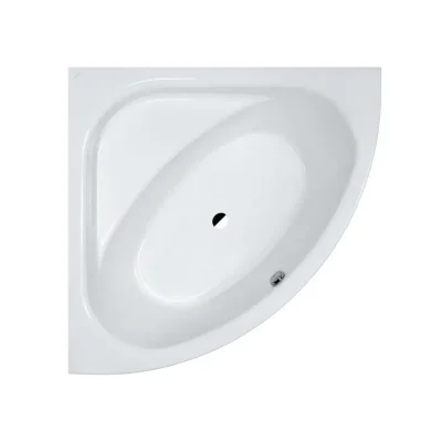 Laufen Solutions - stūra vanna ar kājiņu rāmi, 140x140 cm, balta H2425010000001