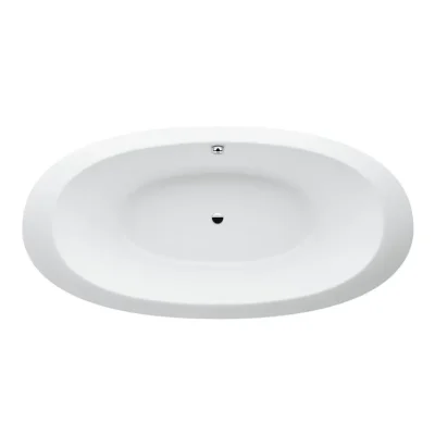 Laufen Il Bagno Alessi One - iebūvējama vanna 203x102 cm, ar masāžas sprauslām, LED apgaismojumu un sensoru vadību, balta H2439700006751