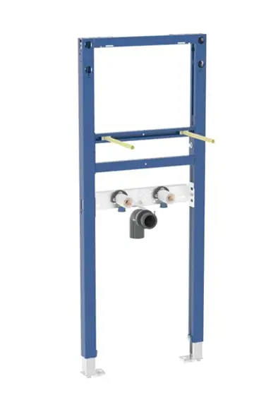 Geberit Duofix - priekšsienas elements izlietnei, 112 cm, paredzēts stāvošam maisītājam, šaurs izpildījums 111.266.00.2