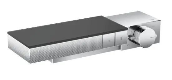 Axor Edge - zemapmetuma maisītājs 2 patērētājiem, hroms / dimanta slīpējums 46241000