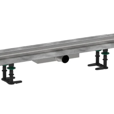 Hansgrohe RainDrain Compact - dušas noteka 70 cm, ar resti, birstēts nerūsējošais tērauds 56164800
